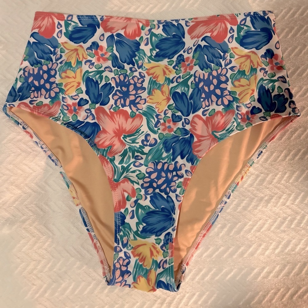 Faithfull The Brand / Revolve Chaumont Bikini Bottoms in Jemima Floral Size M - Picture 1 of 7